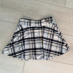 UCF Plaid Girl’s Skirt Skort - Black Gold White